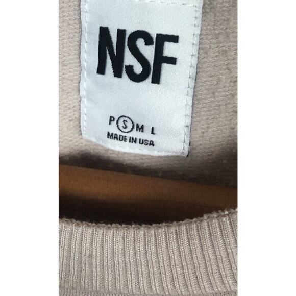 NSF SZ Small S Trinity Corset Lace-Up Pullover Sweatshirt - Picture 5 of 8